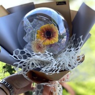 向日葵花束 不凋花 乾燥花 波波球花束 畢業花束 生日花束