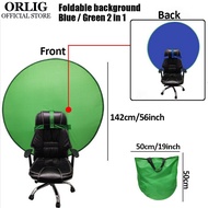 142cm Photography Backdrop Green Screen Enclosure Green Video Screen Portable photography backdrop