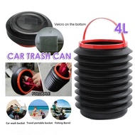 GD MALL Car Trash Bin Can Folding Mini Storage Bag Box Portable Fishing Retractable Water Bucket