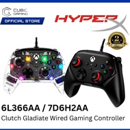 HYPER-X HYPERX CLUTCH GLADIATE WIRED GAMING CONTROLLER WITH XBOX LICENSED & DUAL RUMBLE MOTORS (6L36