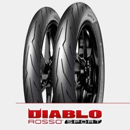 PIRELLI PIRELLI DIABLO ROSSO SPORT 17" TAYAR TUBELESS 70/90 80/90 DEPAN BELAKANG TIRE TYRE DIABLO RO