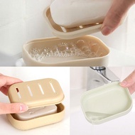 Double Layer Soap Box Toilet Drain Soap Box Creative Travel Soap Tray Portable Soap W2g0