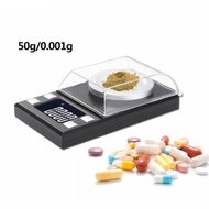 Timbangan Digital 0.001 gram Max 50g Emas Berlian Obat Akurasi 0.001g