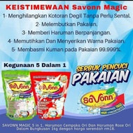 Savonn magic serbuk pencuci pakaian