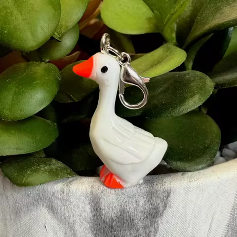 Silly Goose Badge Charm, Badge Charm, Badge Buddy, Work Badge Charm, Gift for Nurse, Gift for Teache