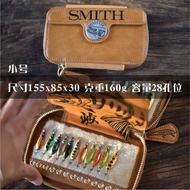 Smith Japan Lure Shiny Particle Storage Bag Pu หนัง อุปกรณ์ตกปลา Minnow Box Stream Road Lure Shiny P
