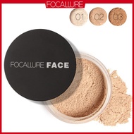 FOCALLURE Makeup Powder 3 Colors Loose Powder Face Makeup Waterproof Loose Powder Skin Finish Powder