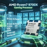 AMD | AMD Ryzen 7 9700X 8-Core 16-Thread DDR5 Up to 5.5GHz Socket AM5 L3=32M PCIe 5.0 65W without fa