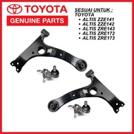 100% ORIGINAL TOYOTA THAILAND ALTIS ZZE141 ZZE142 ZRE143 ZRE172 ZRE173 FRONT LOWER ARM WITH BALL JOI