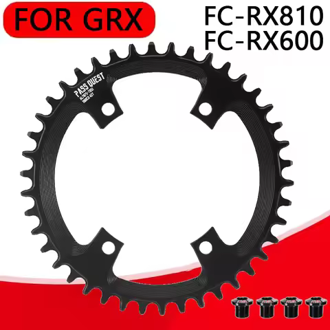 PASS QUEST 110 bcd chainring For Shimano grx rx 810 rx810 fc rx600 narrow wide 110BCD oval tray 36 4