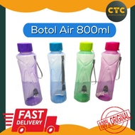 Botol Air 800ml / Botol Air Plastik / Water Bottle / Plastic Water Bottle
