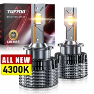 TUFFOO 2PCS Car LED Headlight Bulb D2S /  D2R / D4S /D4R Canbus No Error - 4300k Warm White / Yellow