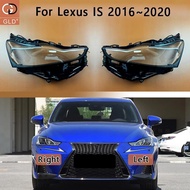For Lexus IS IS300 IS250 2016~2020 Headlamp Lamp Shell Headlight Cover Transparent Lens Plexiglass R
