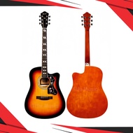 Kazuki Deluxe DLKZ-41C GEN2 กีตาร์โปร่งเจนใหม่ดีไซน์วินเทจ รับฟรีของแถมครบคันคุ้มเกินราคา