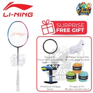 Li-Ning Halbertec 8000 Lining Badminton Racket - Blue/Pink AYPT369