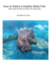 How to Select a Healthy Betta Fish and Tips on How to Give It a Long Life. Robin E Ervin