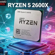 AMD | AMD Ryzen 5 2600X ชิปผลิตด้วยเทคโนโลยี 12nm สำหรับเดสก์ท็อป AM4 CPU 6 คอร์ 12 เธรด ความเร็ว 4.