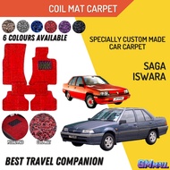 PROTON SAGA ISWARA Carpet 5pcs Car Floor Coil Mat Karpet Kapet Lapik Alas Kaki Kereta SAGA iswara