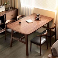 BLCX Dining table for home small apartment modern simple rectangular dining table living room table 