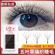 Factory5D Five-leaf Clover Grafted Eyelashes Three and Four-leaf Clover Upgraded Version for Eyelash