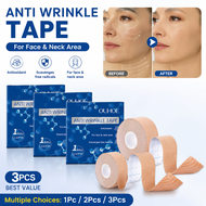 Anti Wrinkle Face Tape | Glycerin & Carbomer for Jawline & Neck Contour Pita Anti Kedut Wajah | Glis