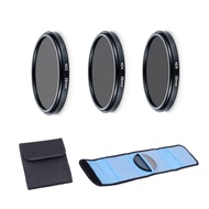 カメラアクセサリーバンドルセット ND2 ND4 ND8フィルターセット&フィルターポーチ付き Panasonic LUMIX S1 S1H S1R S5 Panasonic LUMIX S 50mm