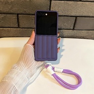 Luxury Roman Column Shape Phone Case with Portable Strap for Samsung Galaxy Z Flip 7 flip 7 Zflip6 Z