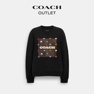 New!新款Coach運動休閒刺繡love純棉圓領衛衣，超靚勁抵！手快有。 Size:S,M,L,XL
