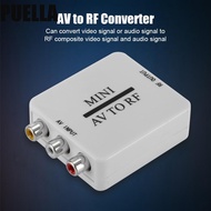 PUELLA AV To RF Amplifier, RCA To RF TV Switcher RCA AV To RF Converter, Convenient HD 61.25 Mhz Min