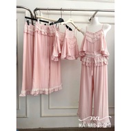 Soft 2d long-sleeved home wear set BB-0210