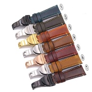 For Tudor Seiko Durable Real Leather Replacement Wrist Watch Band Strap Belt Bracelet 20mm 22mm