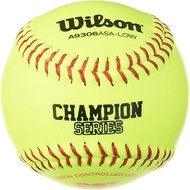 WILSON Sporting Goods A9306 ASA Series Softball, 11 Inch (Pack of 12), Optic Yellow (WTA9306BASA-LOW