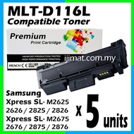 5x Compatible MLT-D116L Samsung 116L SLM2625 M2825 SL 2676N 2676FH 2826D SLM2676 SL-M2826ND SL-M2875