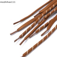 [mozhihao] Fashion Flat Round Wheat Color AF1 Sholeaces Autumn Brown Strings Sport Basketball Casual