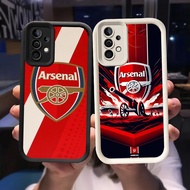 Q-6 Arsenal-FC Black white Case for Samsung A35 A30S A05S A50S A50 A13 A15 A55 A14 5G