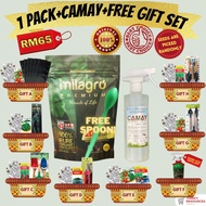 [1KG+CAMAY READY STOCK] Milagro Organic Fertiliser + FREE GIFTS/Milagrow Baja Organik Booster Tanaman + Hadiah