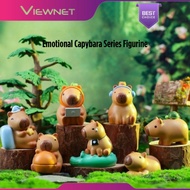 BLIND BOX TOYS CUTE EMOTIONAL CAPYBARA BLIND BOXES FIGURINE HOME TV DECORATION DOLL COLLECTIBLE