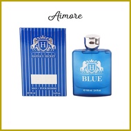 ⚽︎ ✨ ❁ BRILLIANT.Q AIMORE BLACK GOLD AND BLUE HAS A LONG LASTING FRAGRANCE ( 100ML ) FOR MEN AND WO