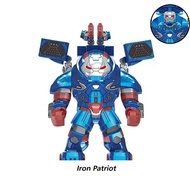 Size Marvel Iron Patriot Spiderman Heros Hulk Busters Figure Model Building Block Venom Toys Educati