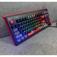 Shuangfeiyan lk98D Gaming Game Wired Optical Axis Mechanical Keyboard usb Interface Mixed Light Back