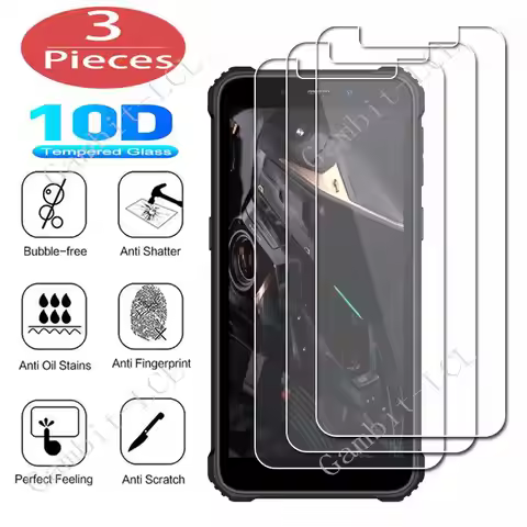 3Pcs Tempered Glass For Oukitel WP20 WP19 WP18 WP15 S WP13 5G WP17 WP58 WP23 WP12 Pro WP9 WP10 WP8 S