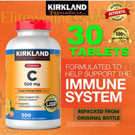 30 Tablets - Kirkland Vitamin C 500mg AUTHENTIC I Imported from USA I Supports the Immune System I Promotes Antioxidant Activity I USP Verified I Imported from USA