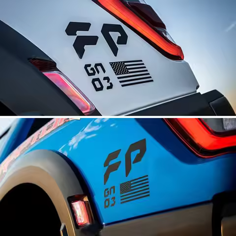 Pair FP Performance Decal USA Flag Raptor Gen 3 Gen 2 Gen 1 GN03 Sticker Bed Side Rear Wheels Vinyl