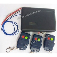 WSS 2 button blue red green remote control autogate 330mhz Remote control Set With 3 Transmitters &amp; 1 Receiver door