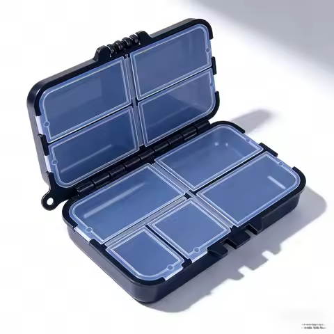 Multi-layer Lure Sea Fishing Accessory Box12Grid9Flip Cover Fishing Gear Storage Bag Fishing Bag Por