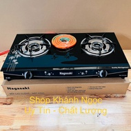 Bếp gas đôi tiết kiệm ga NAGASAKI NK-686G Mới 100% Kính cường lựcĐầu đốt đồng thau Bảo Hành 12 THÁNG