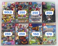 Nintendo Switch超級瑪利歐派對 空前盛會/超級巨星/瑪利歐兄弟 驚奇/路易吉鬼屋3/瑪利歐賽車8/Super Mario 3D World/ Moving Out 2/Overcooke