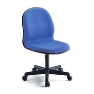 【E-xin】滿額免運 668-10 辦公椅 藍布面 PU泡棉 無扶手 辦公椅 主管椅 布面椅 人體工學椅 電腦椅 椅子