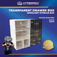 🐘HYPERACK™️ Storage Box Transparent Drawer Box Jewellery Box