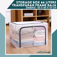 Storage Box Organizer 66 L Multipurpose Clothes Storage Box